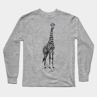 Male Giraffe Standing Tall | African Wildlife Long Sleeve T-Shirt